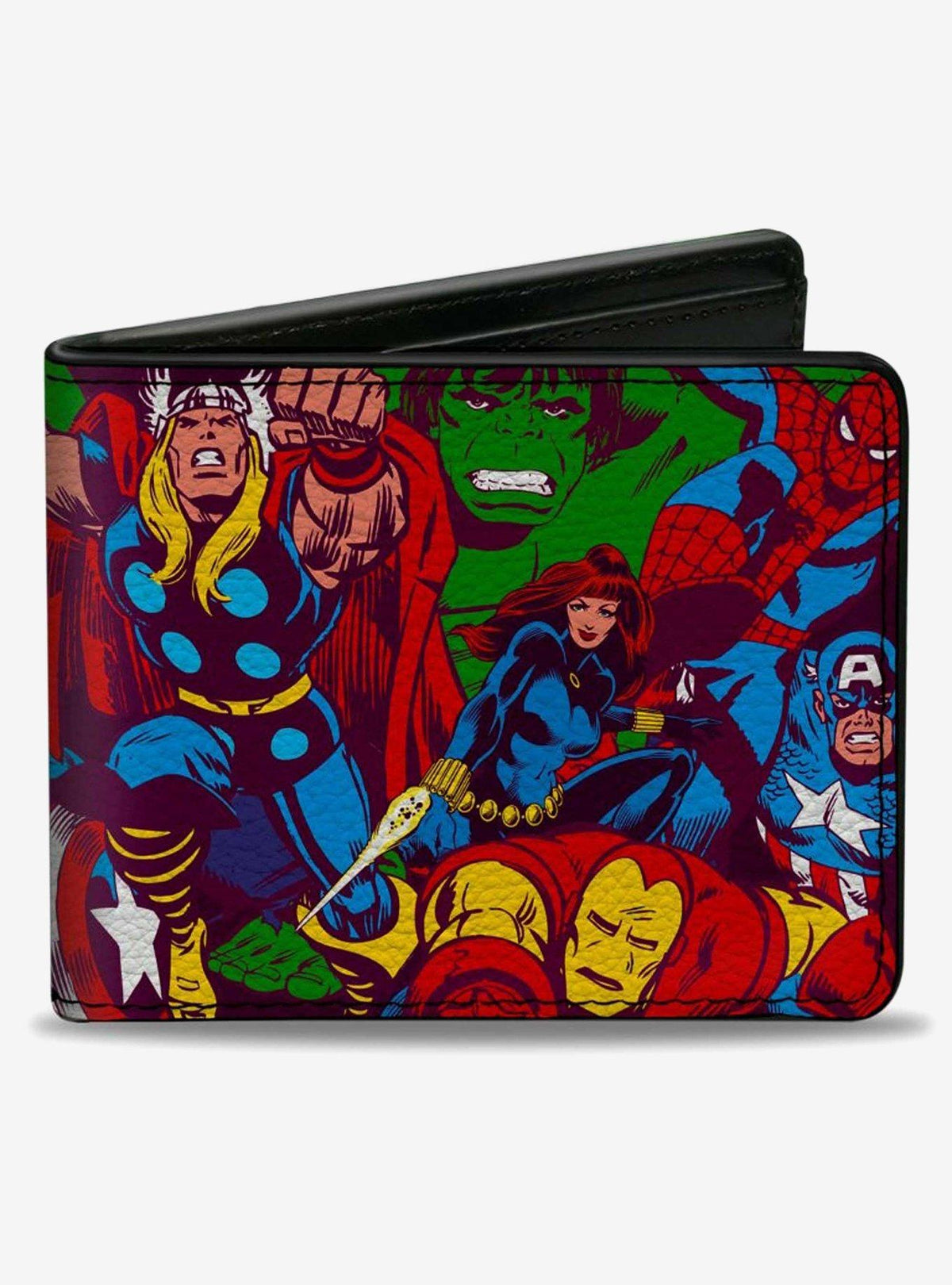Billetera Marvel retro con los Vengadores