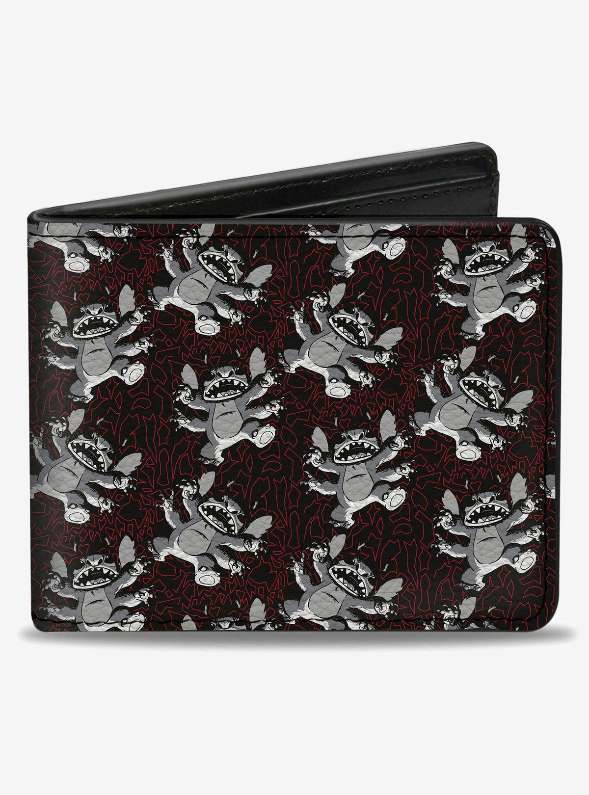 Billetera bifold de Stitch en distintas poses