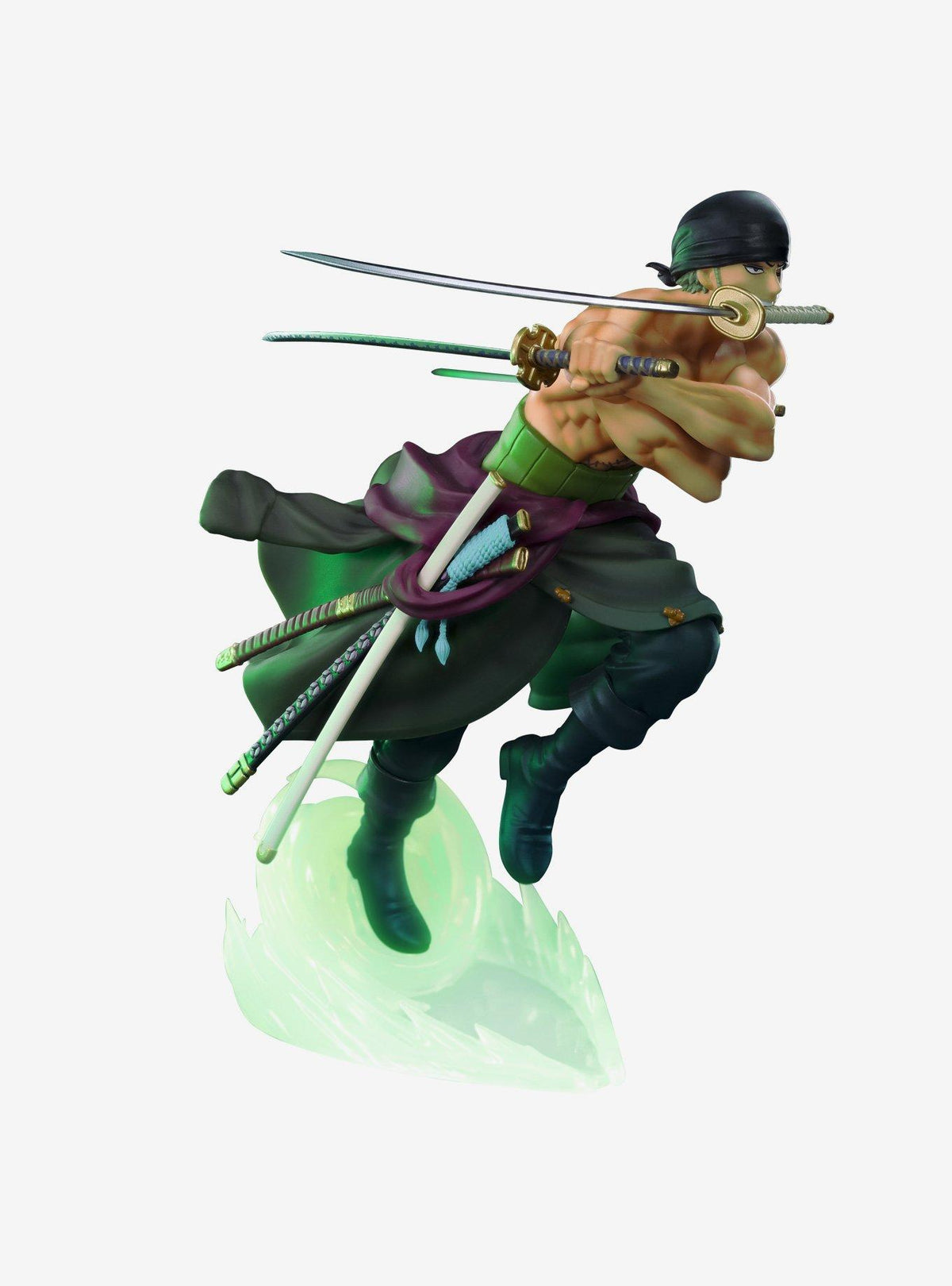 Figura de Roronoa Zoro que brilla en la oscuridad