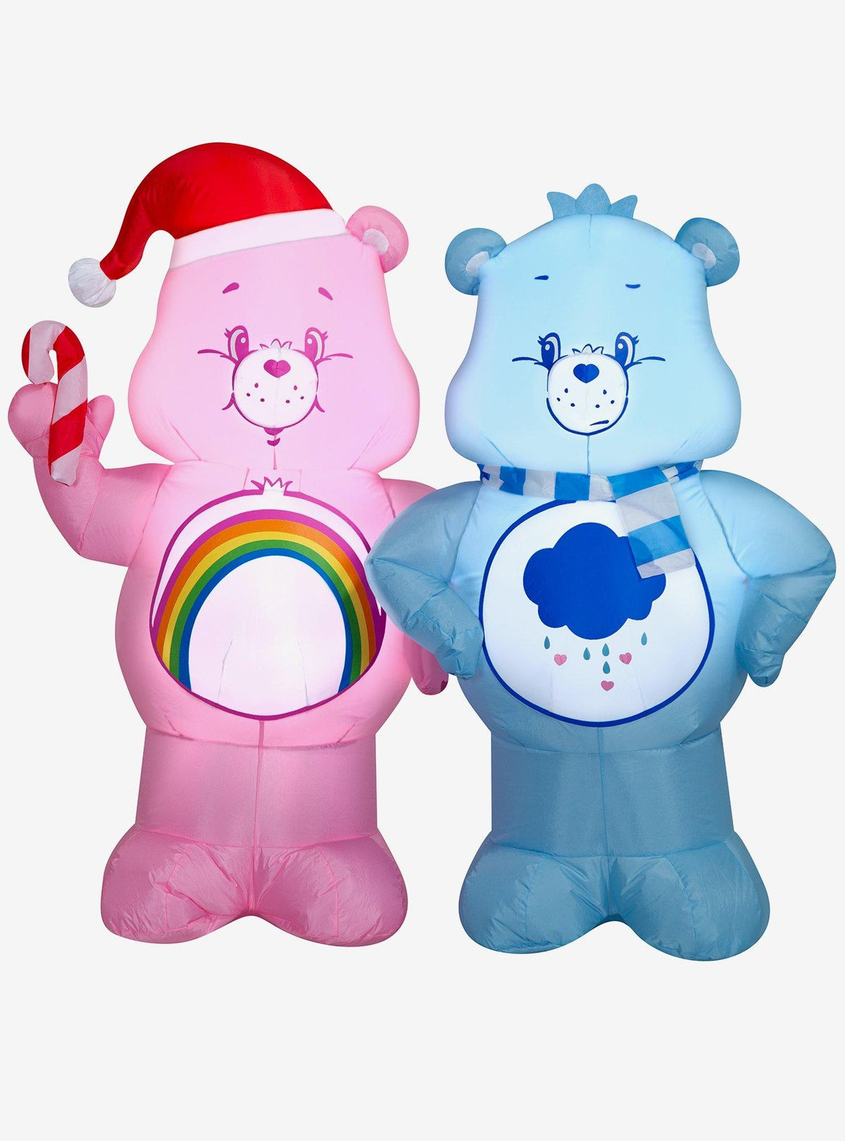 Decoración inflable navideña Care Bears con bastón de caramelo