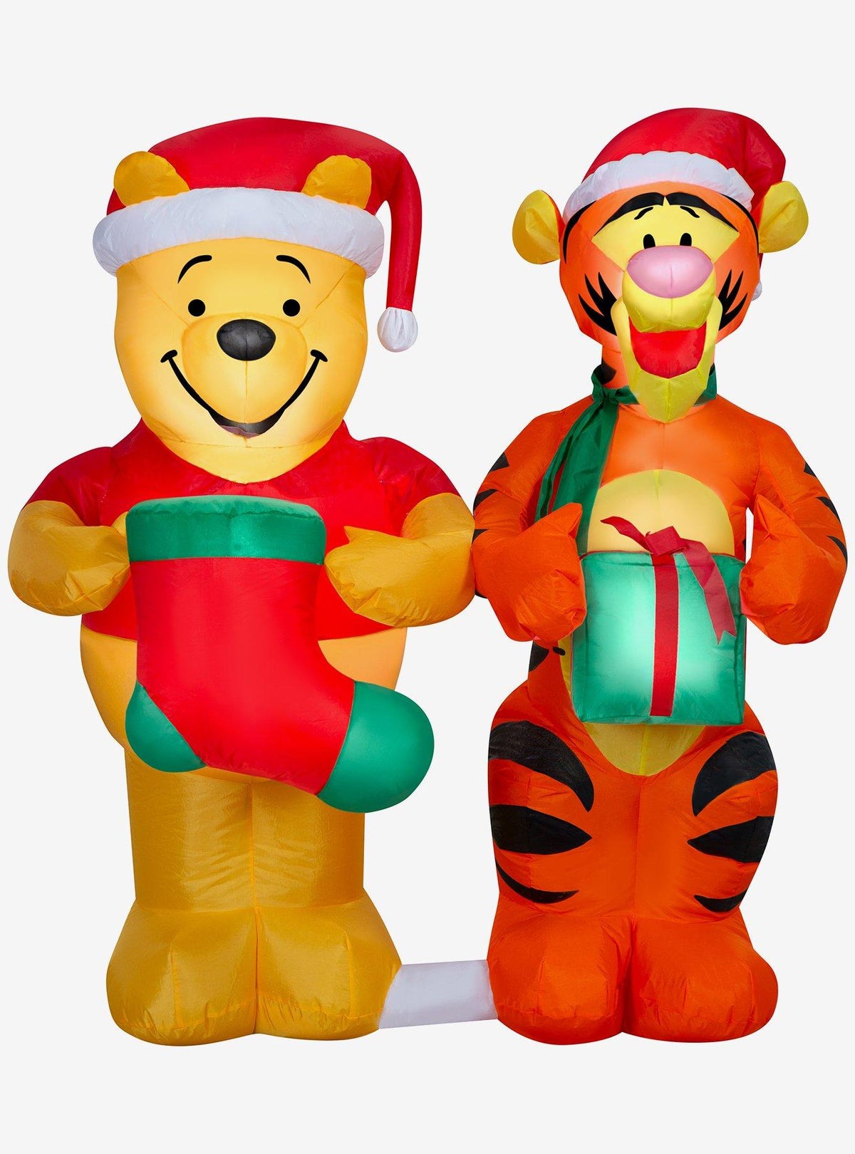 Decoración navideña inflable de Winnie the Pooh y Tigger