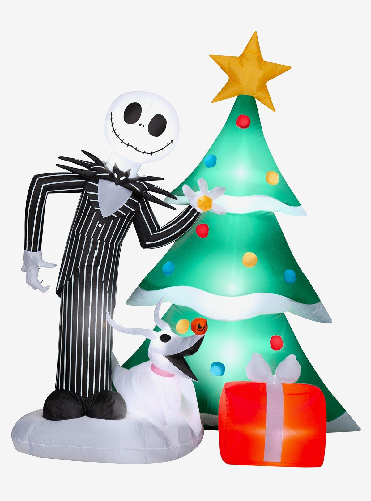 Decoración inflable Jack y Zero - Nightmare Before Christmas