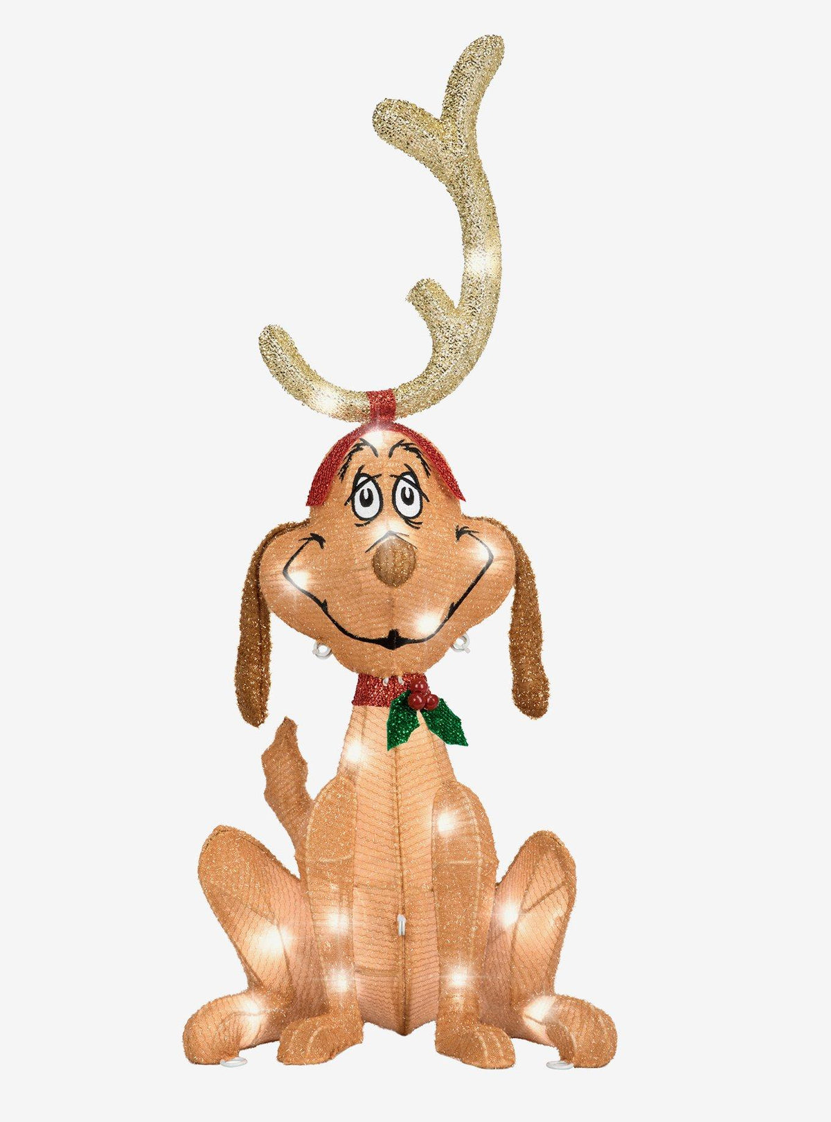 Escultura 3D iluminada de Max, El Grinch, 76 cm