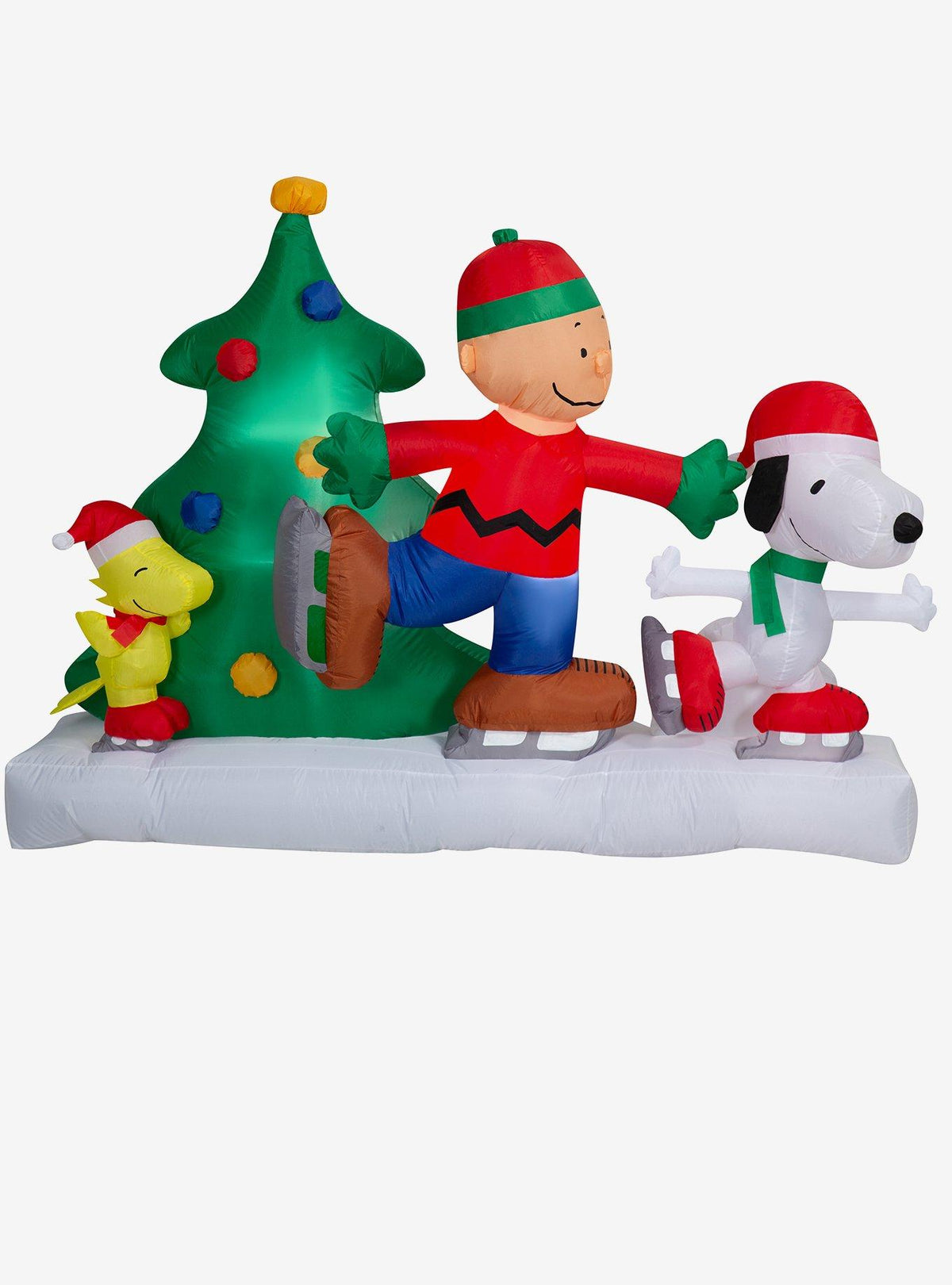 Escena inflable de patinaje Peanuts
