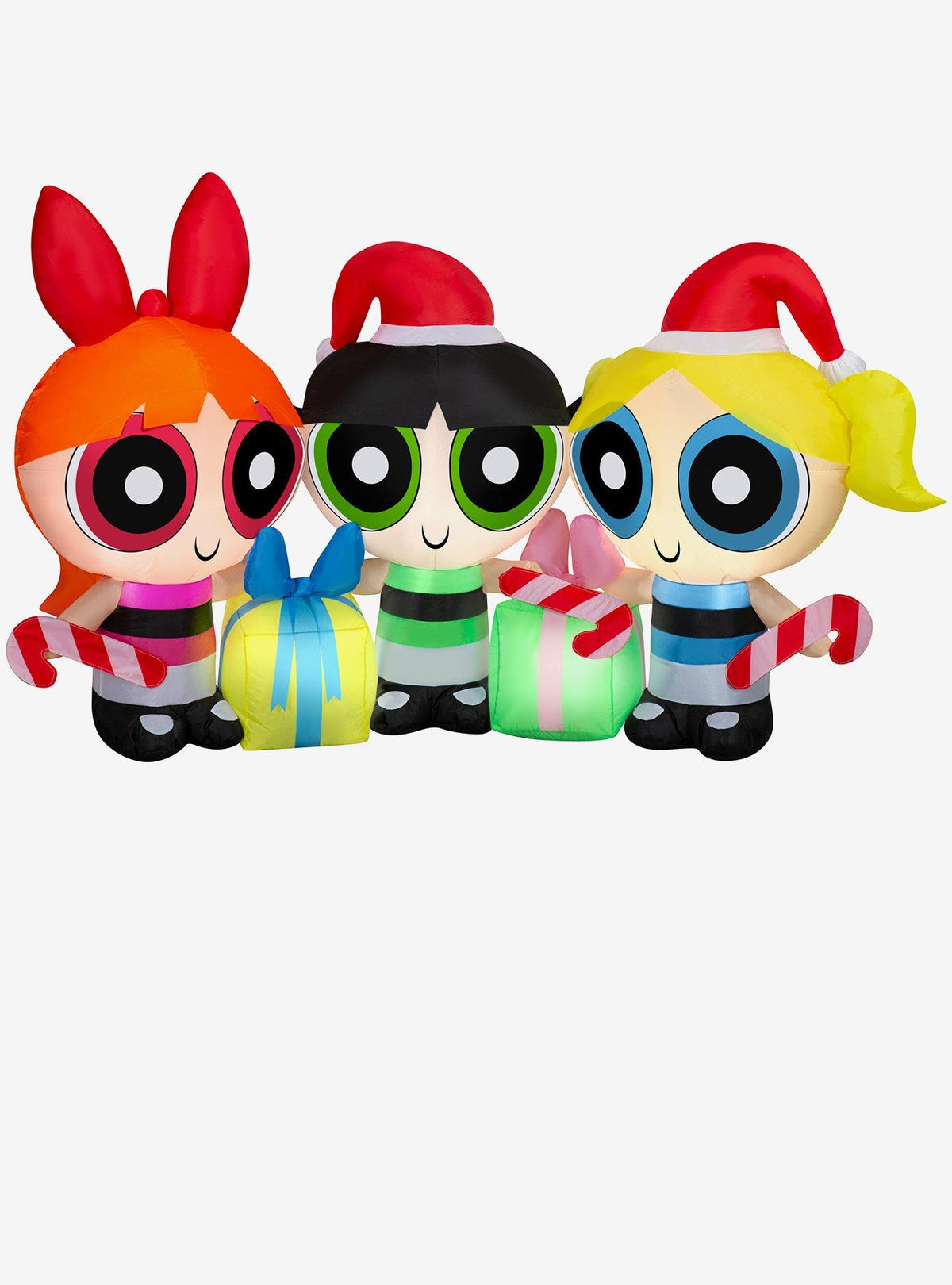 Decoración inflable navideña de The Powerpuff Girls
