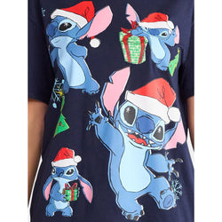 Polera Unisex Navideña de Stitch Regalos