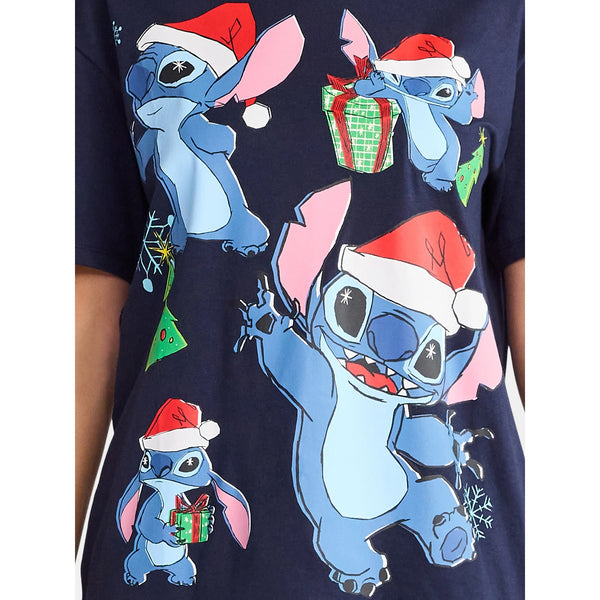 Polera Unisex Navideña de Stitch Regalos