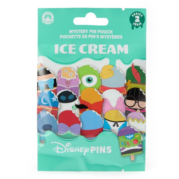 Pack sorpresa de 5 pines Disney Ice Cream Series 2