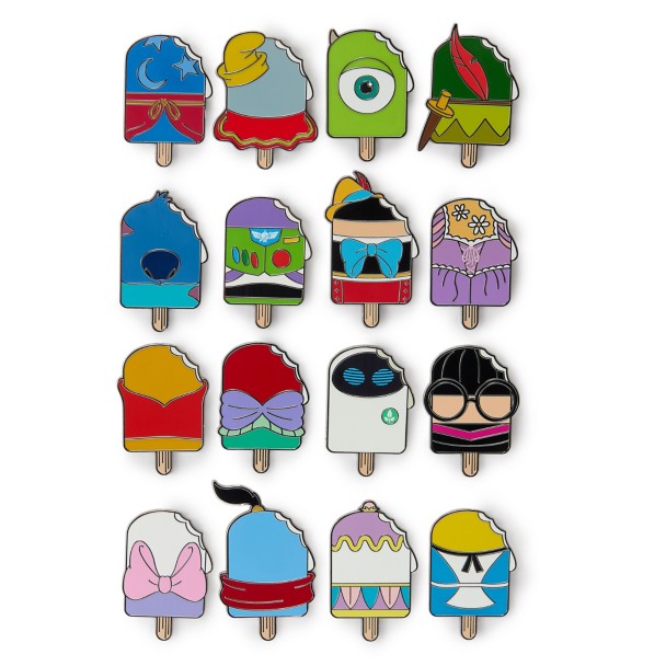 Pack sorpresa de 5 pines Disney Ice Cream Series 2