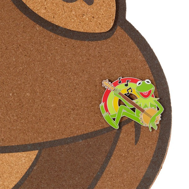 Pizarra de corcho de The Muppets con pin de Kermit