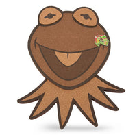Pizarra de corcho de The Muppets con pin de Kermit