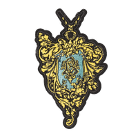 Set completo de broches bordados de Hogwarts