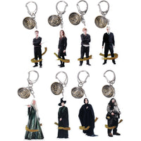 Set completo de llaveros acrílicos Hogwarts