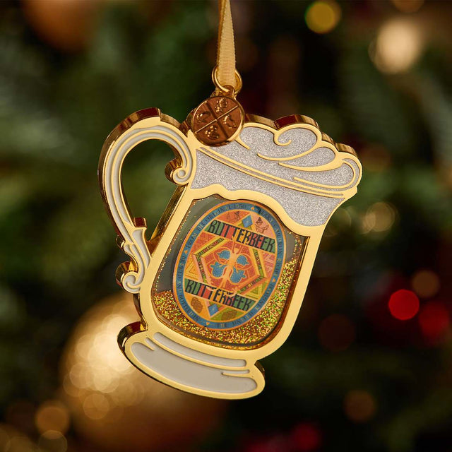Adorno metálico de jarra de Butterbeer