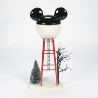 Torre de agua de Mickey para pueblo navideño