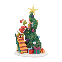 Figura de aldea Grinch: Grinch y Cindy-Lou