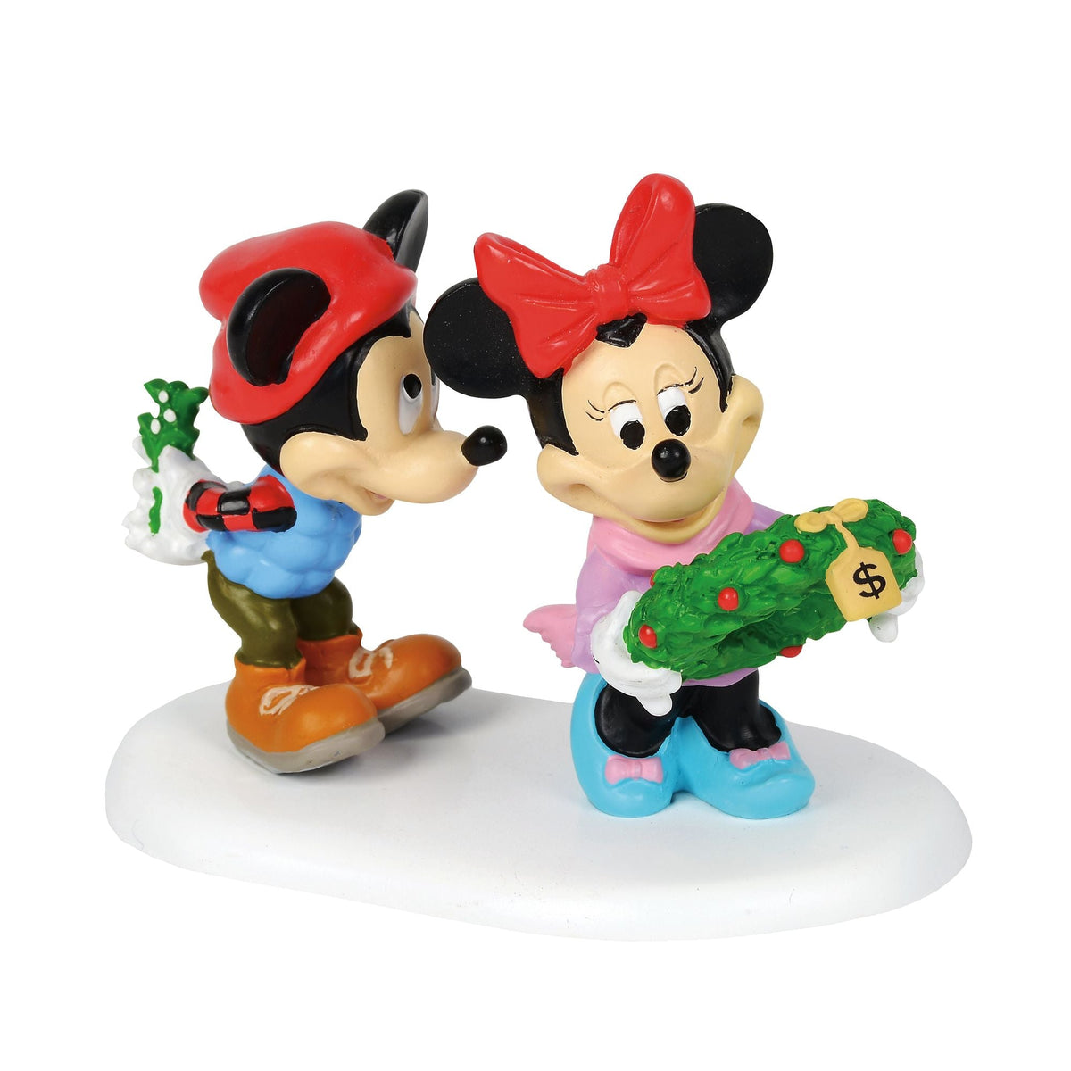 Figura Disney Village: Mickey y sorpresa de muérdago