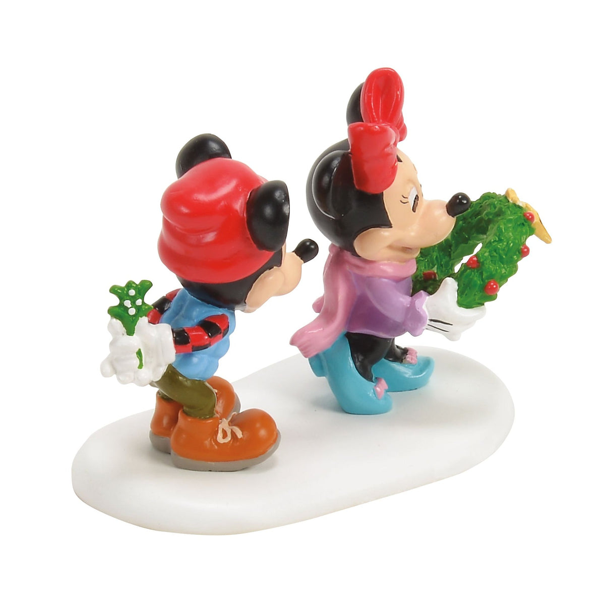 Figura Disney Village: Mickey y sorpresa de muérdago
