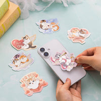 Sticker Mofusand Cupido y Ángel