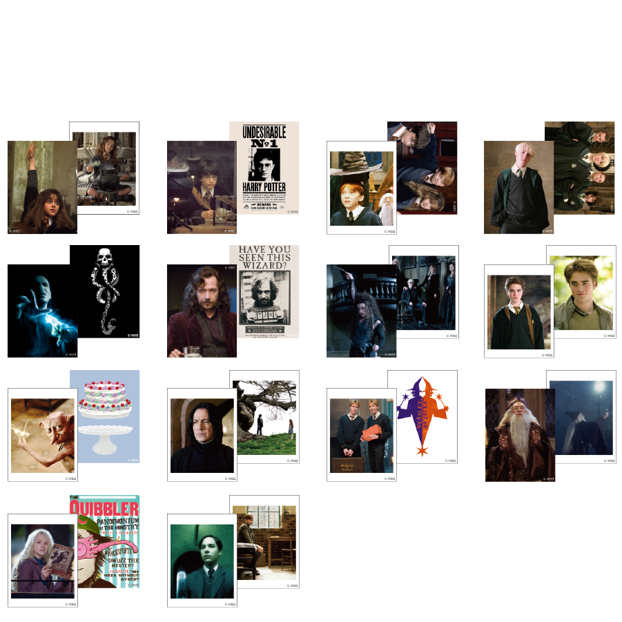 Set Completo de Stickers Harry Potter