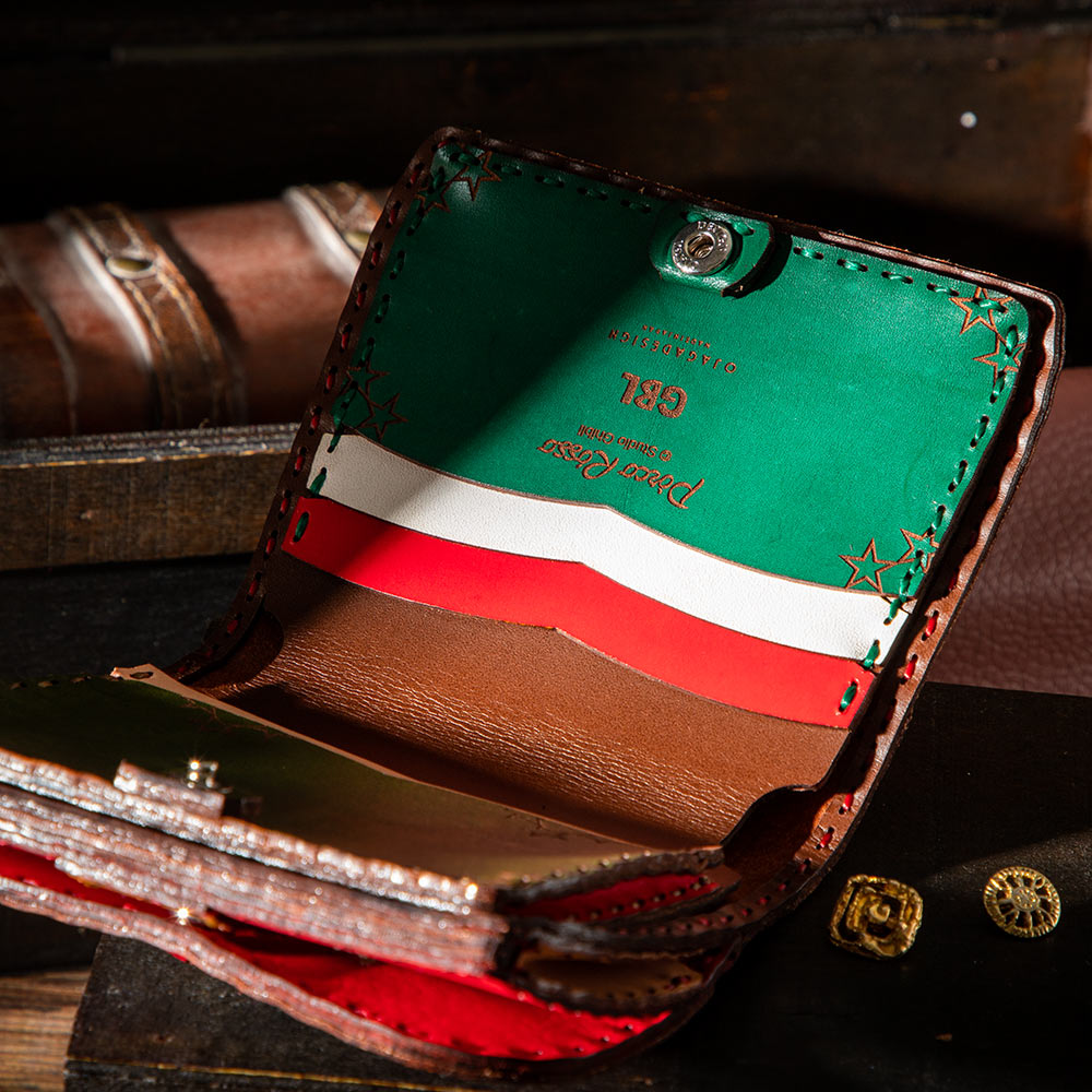 Billetera corta Porco Rosso