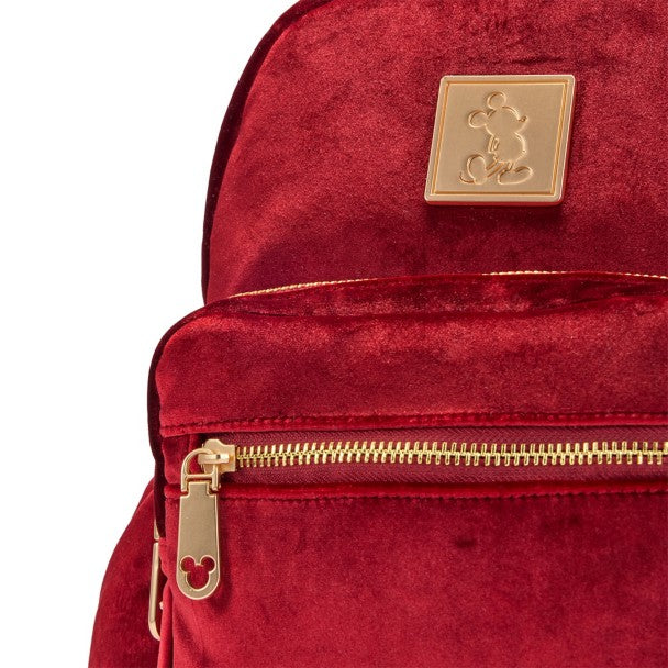 Mini mochila de terciopelo de Mickey Mouse