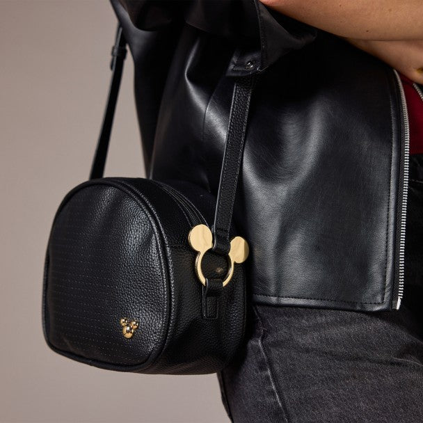 Cartera cruzada de cuero sintético Mickey Mouse