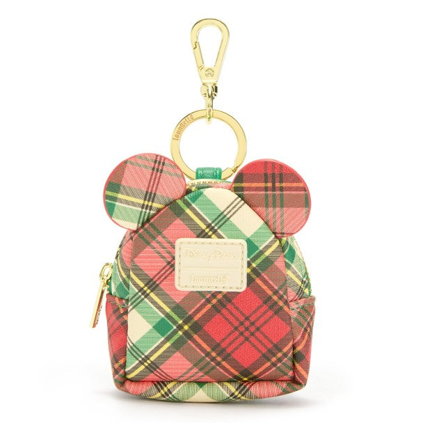 Dije para bolso Loungefly a cuadros de Mickey Mouse