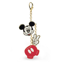 Colgante para bolso de Mickey Mouse con símbolo de paz