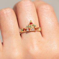 Anillo navideño del Castillo de Fantasyland