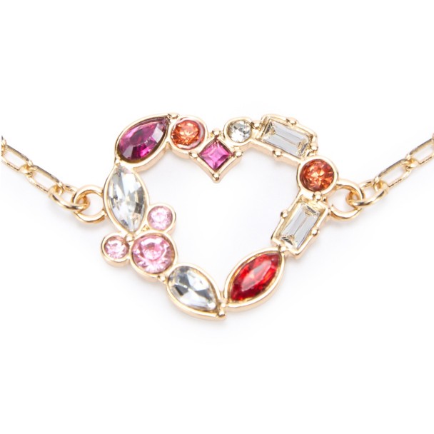 Pulsera con corazón e ícono de Mickey Mouse