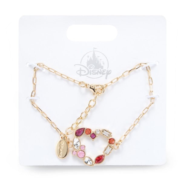 Pulsera con corazón e ícono de Mickey Mouse