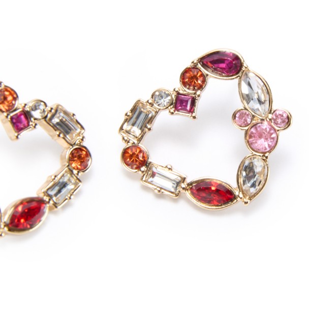 Aros de corazón con ícono de Mickey Mouse