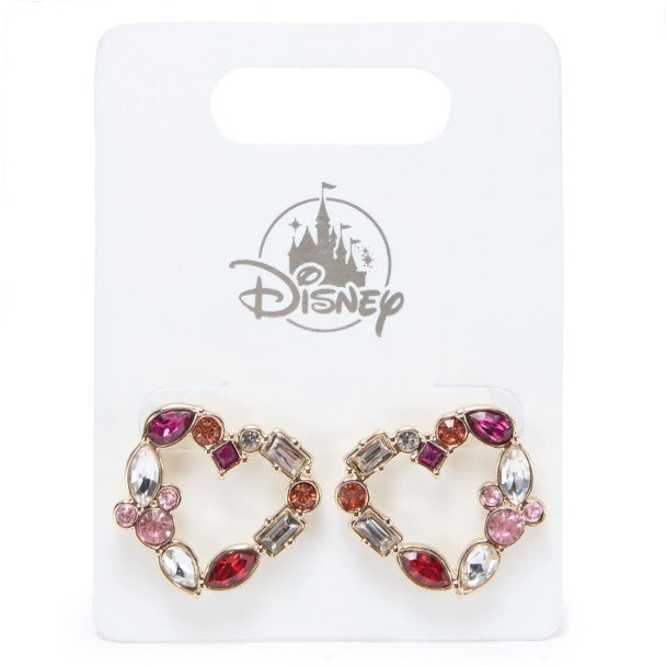 Aros de corazón con ícono de Mickey Mouse