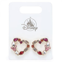 Aros de corazón con ícono de Mickey Mouse