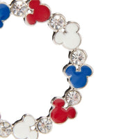 Aros de medio aro con ícono de Mickey Mouse