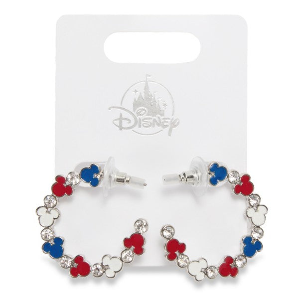 Aros de medio aro con ícono de Mickey Mouse