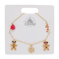 Pulsera Bolo de Mickey y Minnie Mouse, estilo gingerbread