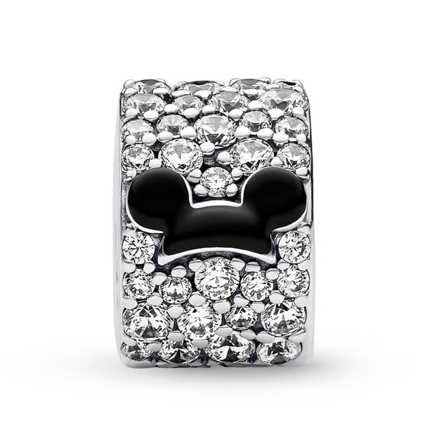 Charm con clip de Mickey y Minnie Mouse