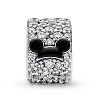 Charm con clip de Mickey y Minnie Mouse