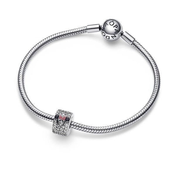 Charm con clip de Mickey y Minnie Mouse
