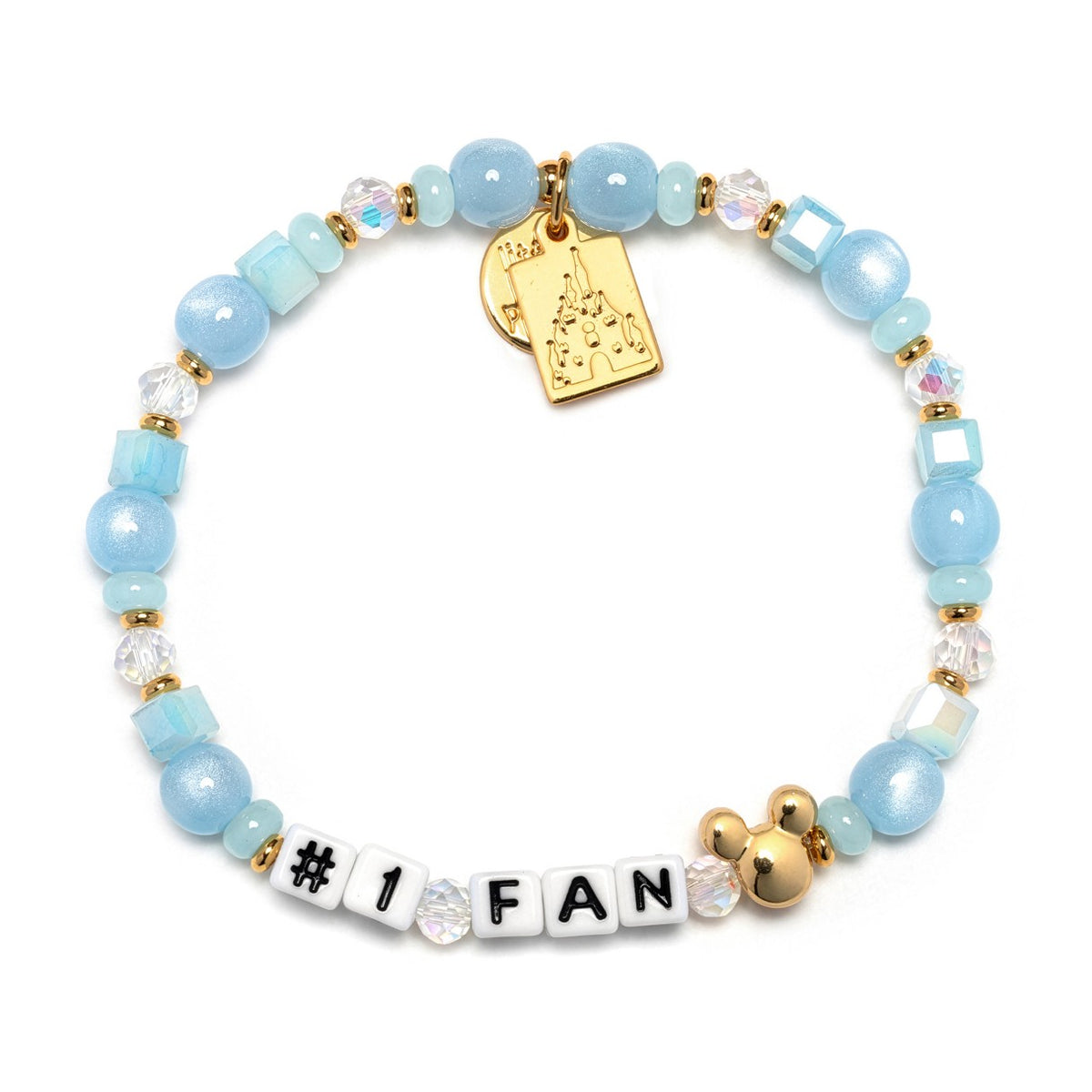 Pulsera de Mickey Mouse «#1 Fan»