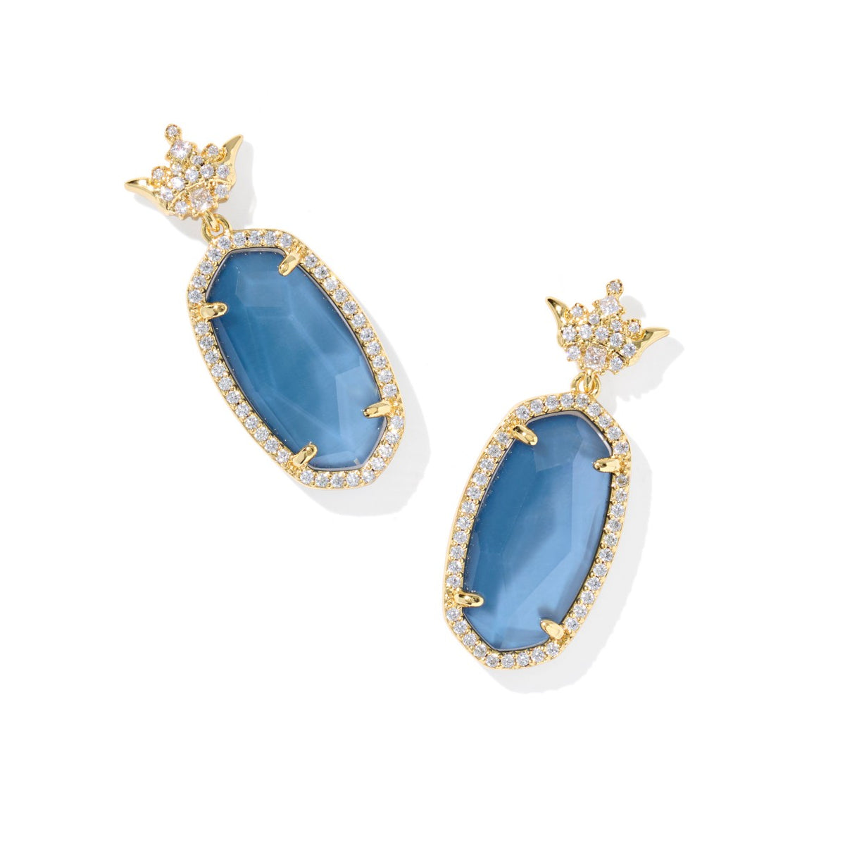 Aros colgantes Disney Princess de Kendra Scott - azules