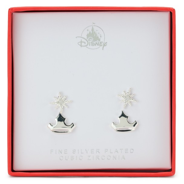 Set de tiara y aros con estrellas de Disney Princess