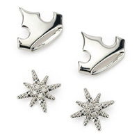 Set de tiara y aros con estrellas de Disney Princess