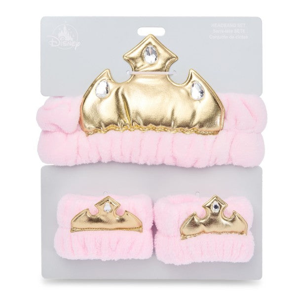 Set de cintillo con tiara y muñequera de Aurora para niños