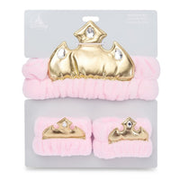 Set de cintillo con tiara y muñequera de Aurora para niños