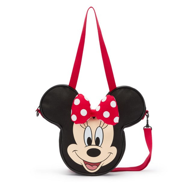 Bolso mini de lona con rostro de Minnie Mouse