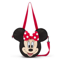 Bolso mini de lona con rostro de Minnie Mouse