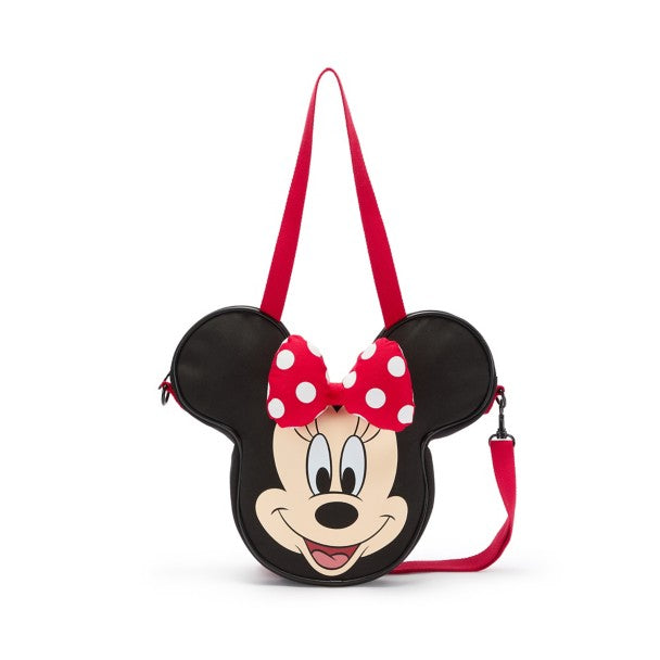 Bolso mini de lona con rostro de Minnie Mouse
